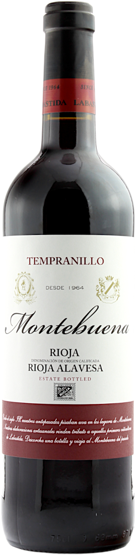 Rioja Montebuena Tempranillo DOCa 2020 13.5% 0,75l