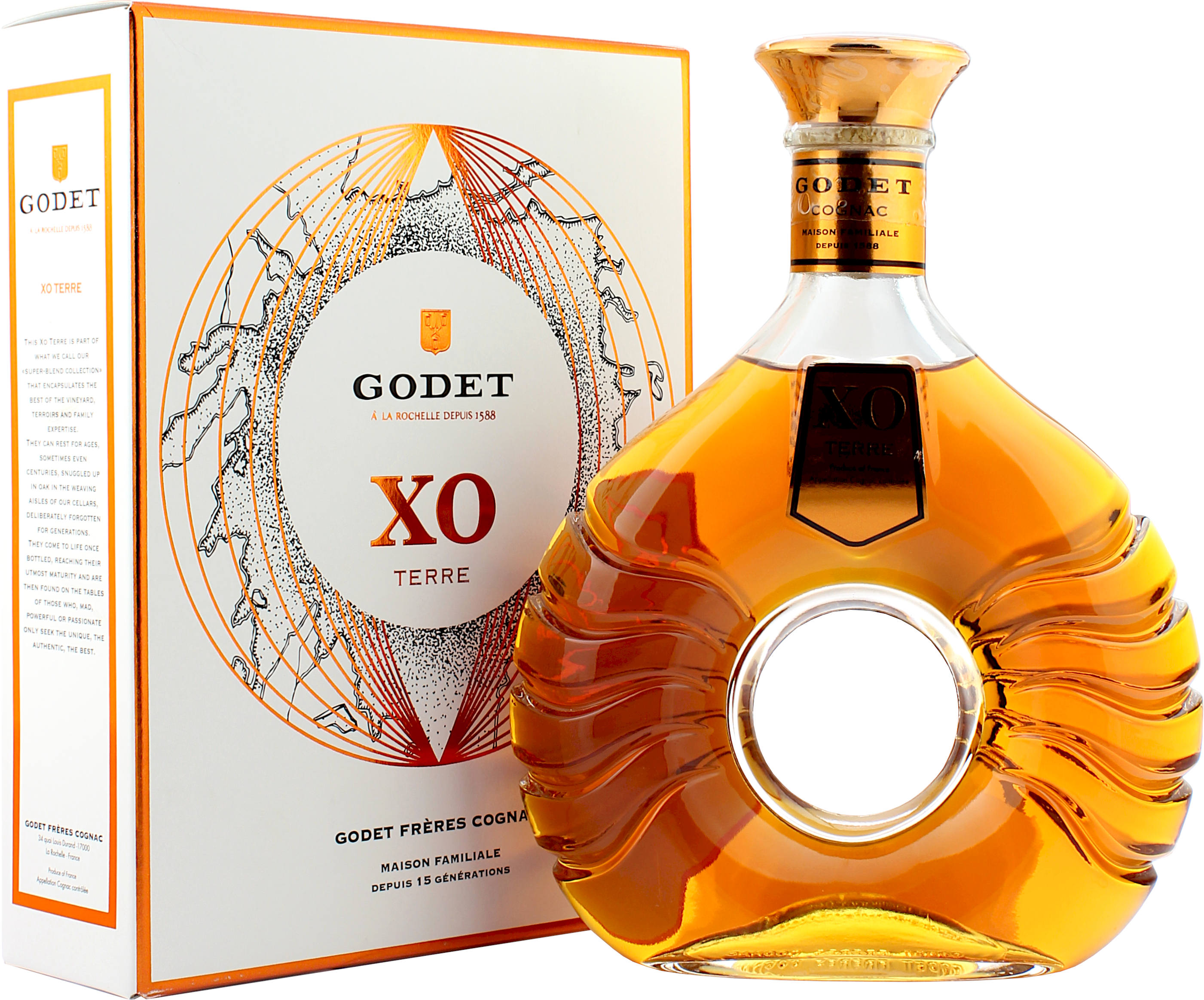 Godet Cognac XO Terre 40.0% 0,7l