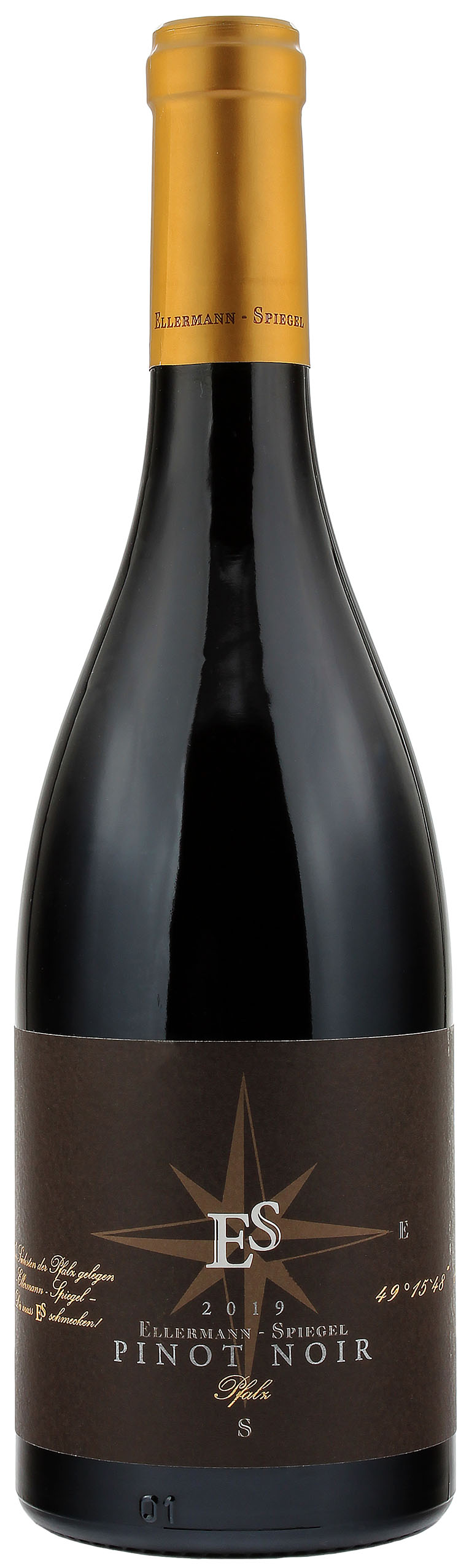 Ellermann Spiegel - Pinot Noir Goldkapsel 2020 13.5% 0,75l