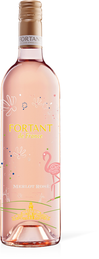 Fortant de France Merlot Rosé 11.5% 0,75l Fortant de France Merlot Rosé 11.5% 0,75l