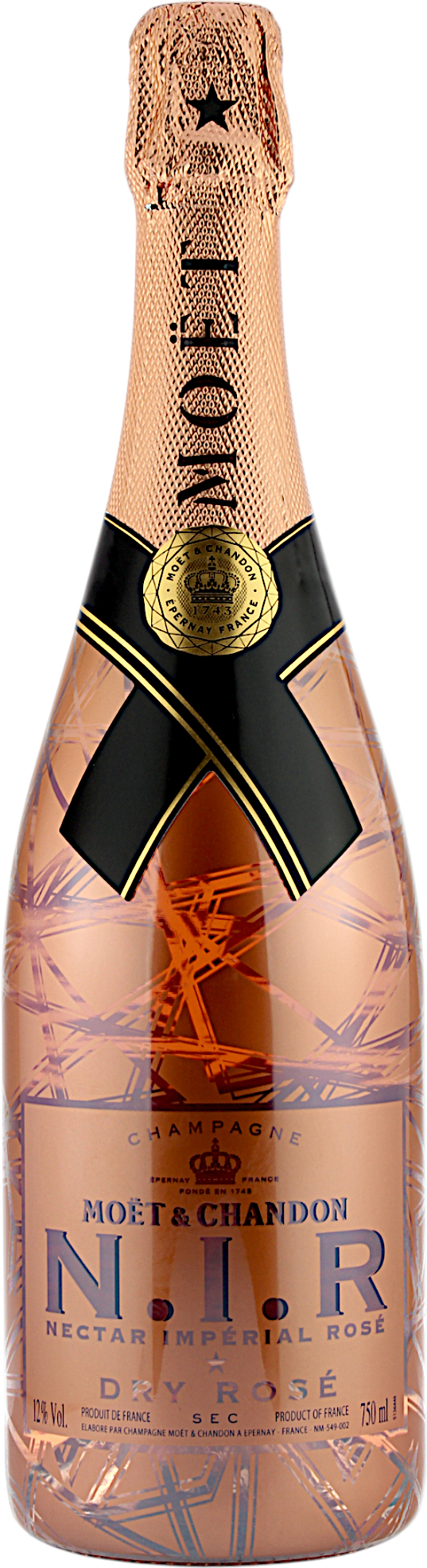 Moet & Chandon Nectar Imperial Rose N.I.R. Iluminated 12.0% 0,75l