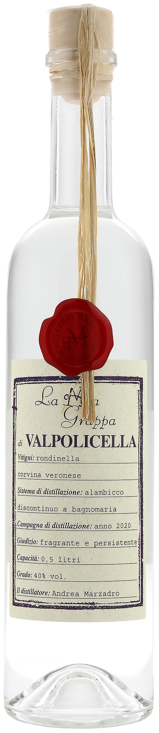 La Mia Grappa Valpolicella 40.0% 0.5l