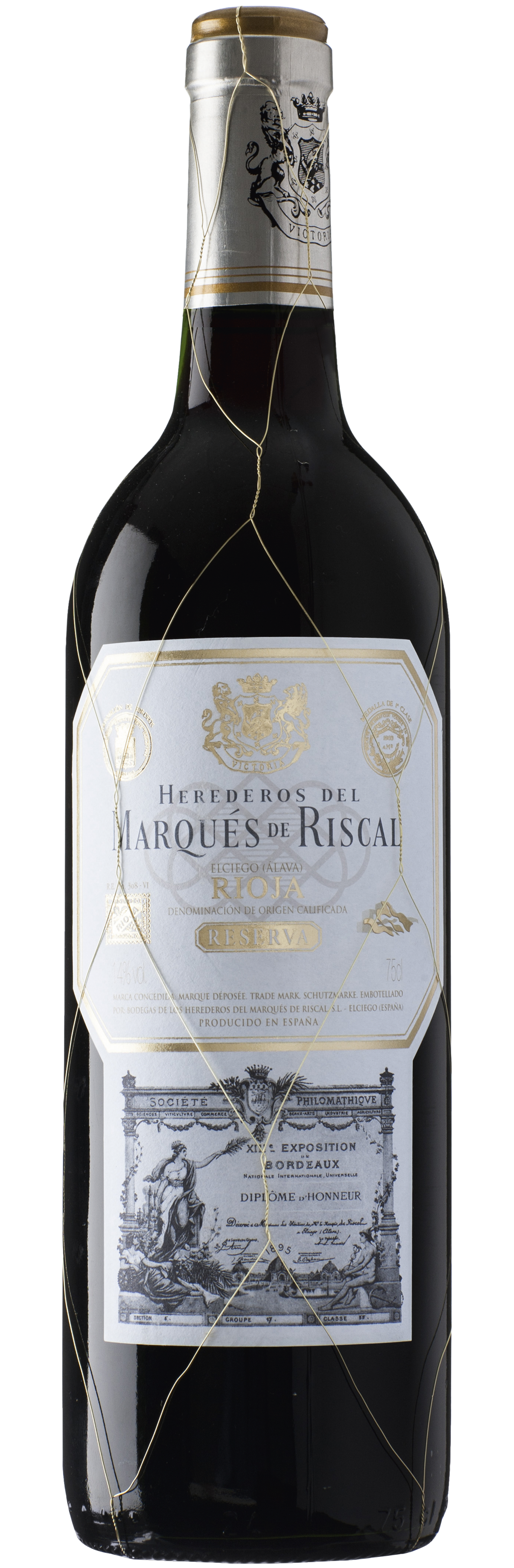 Marqués de Riscal Rioja Reserva 2019 14.5% 0,75l