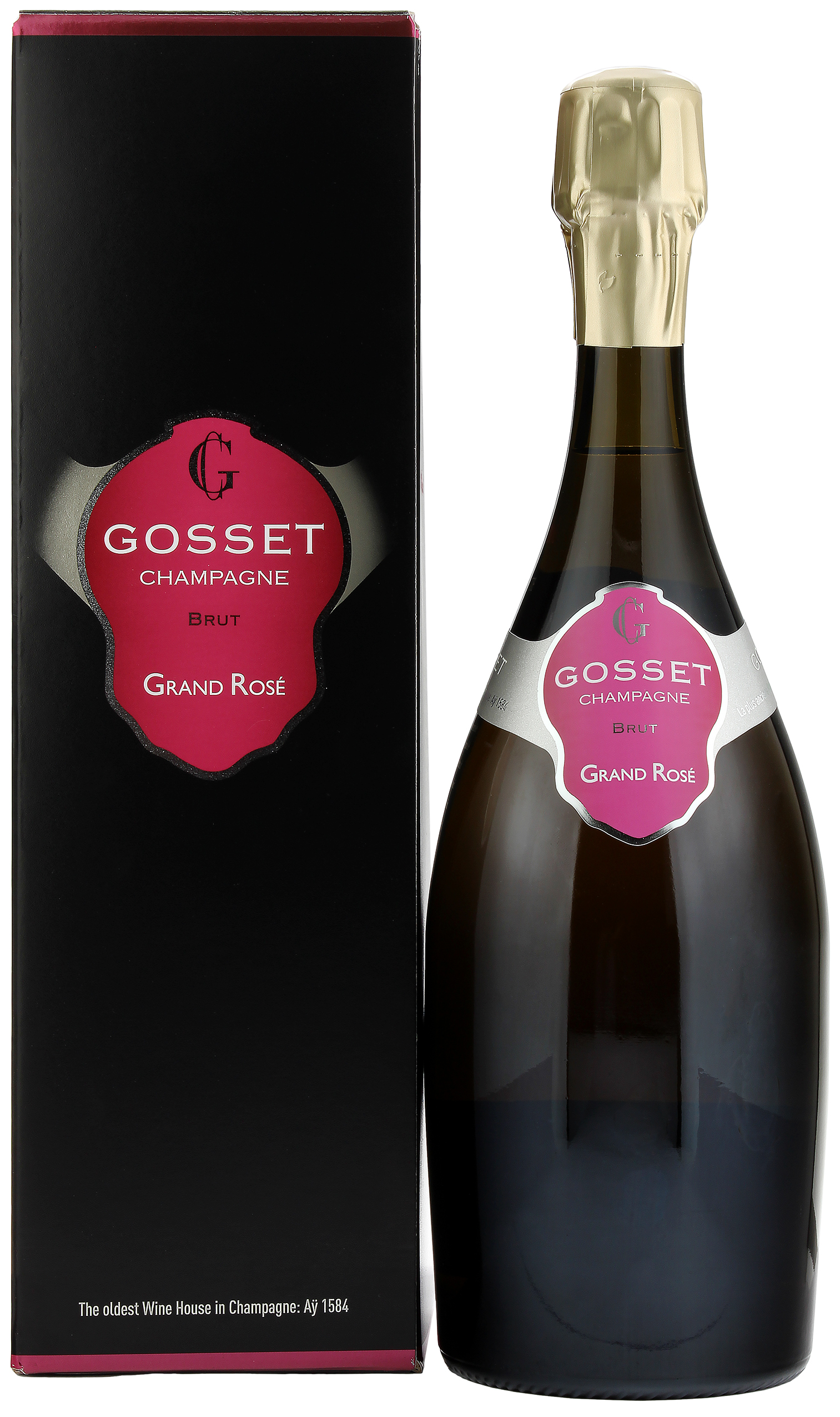 Gosset Grand Rosé Brut Champagne in Geschenkverpackung 12.0% 0,75l