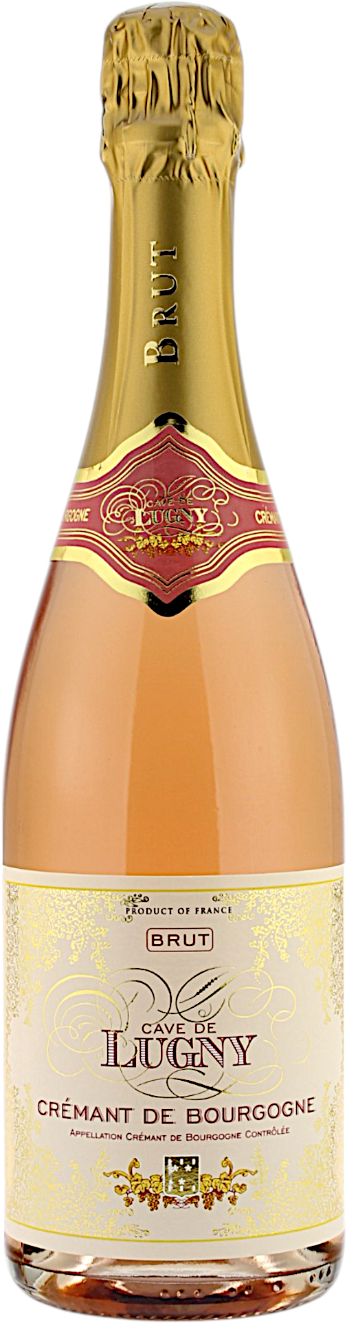 Cave de Lugny Cremant de Bourgogne Brut Rosé 11.5% 0,75l Cave de Lugny Cremant de Bourgogne Brut Rosé 11.5% 0,75l