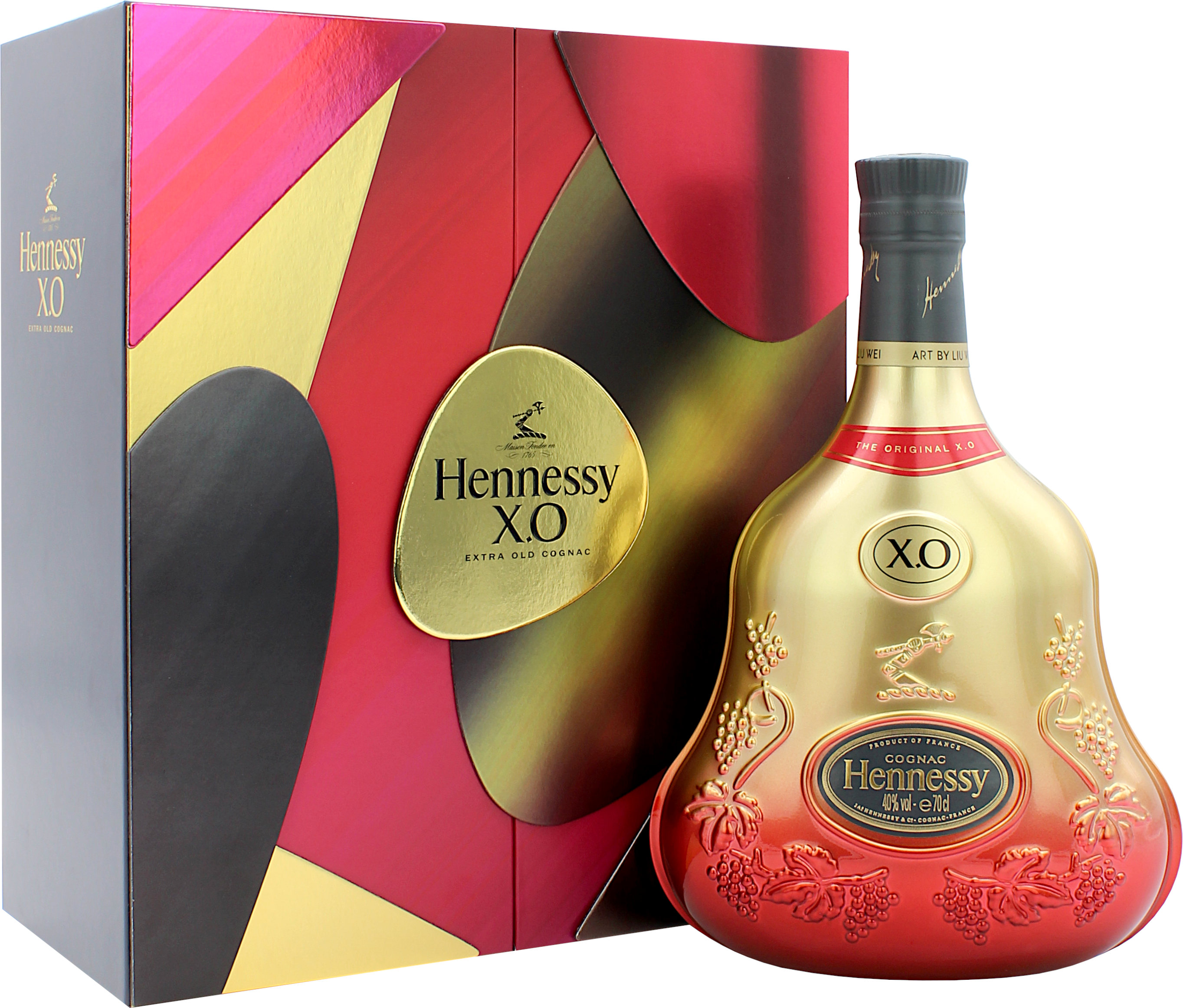 Hennessy XO Cognac 2021 Deluxe Limited Edition by Liu Wei 40.0% 0,7l