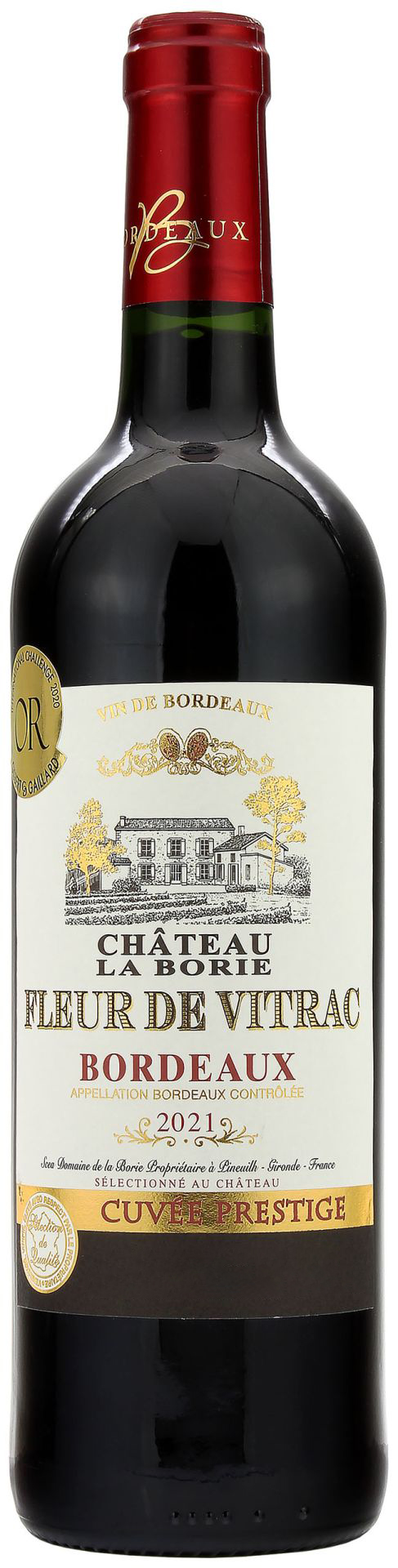 Château La Borie Fleur de Vitrac Bordeaux AOC 2021 13.0% 0,75l