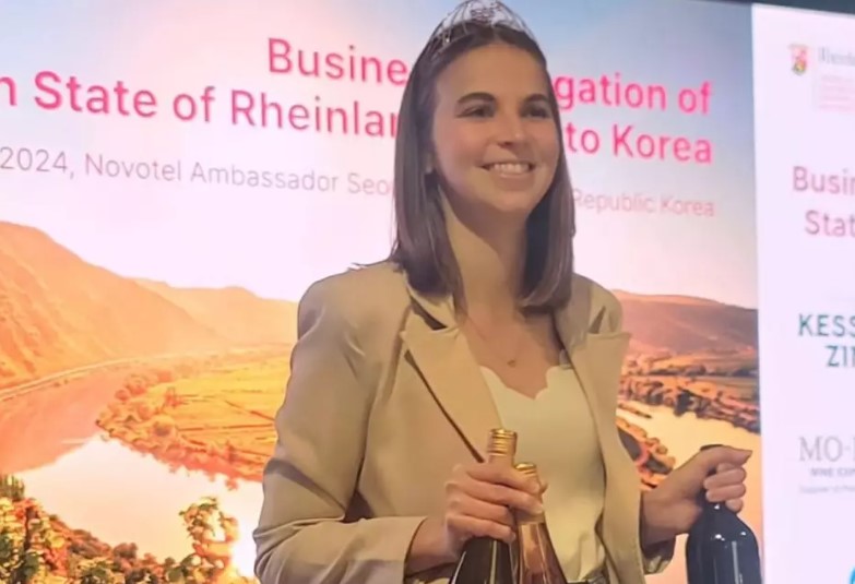 Lea Baßler belebt Weinhandel mit Südkorea