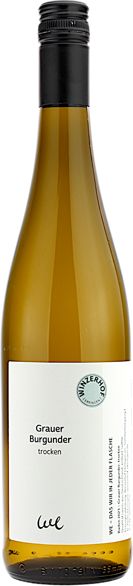 Grauer Burgunder 2023 trocken Winzerhof Ebringen 12.0% 0,75l Grauer Burgunder 2023 trocken Winzerhof Ebringen 12.0% 0,75l