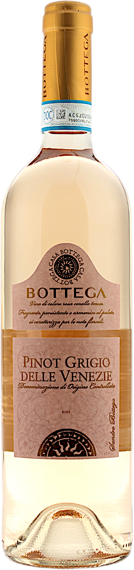 Bottega Pinot Grigio Rose DOC Delle Venezie 2021 12.0% 0,75l