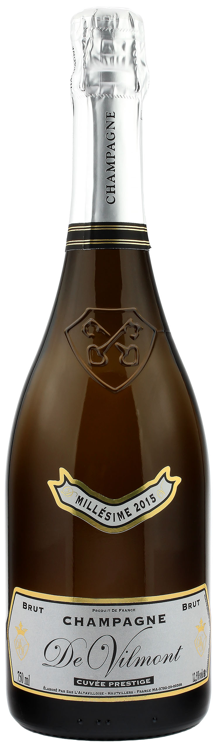 De Vilmont Champagne Cuvée Prestige Millésime 12.5% 0,75l