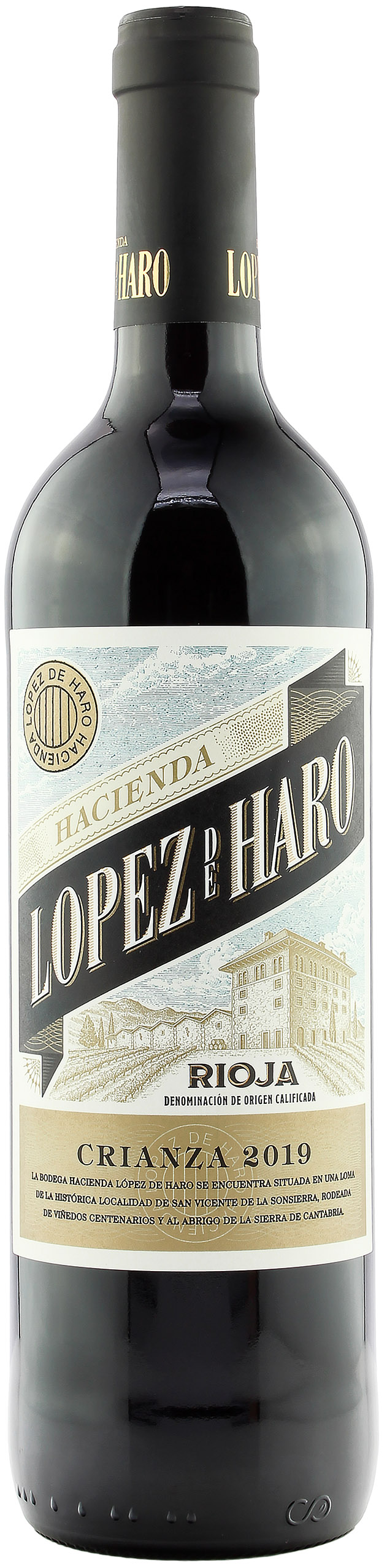Hacienda Lopez De Haro Rioja Crianza 2019 13.5% 0,75l