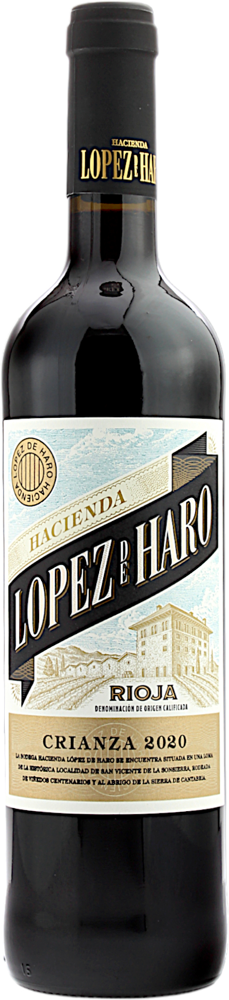 Hacienda Lopez De Haro Rioja Crianza 2020 13.5% 0,75l