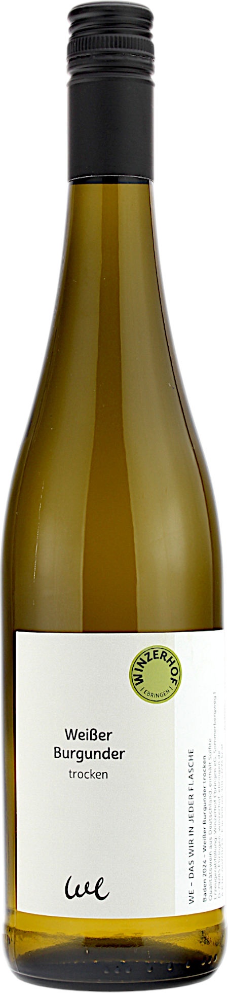 Weißer Burgunder 2024 trocken Winzerhof Ebringen 12.0% 0,75l Weißer Burgunder 2024 trocken Winzerhof Ebringen 12.0% 0,75l