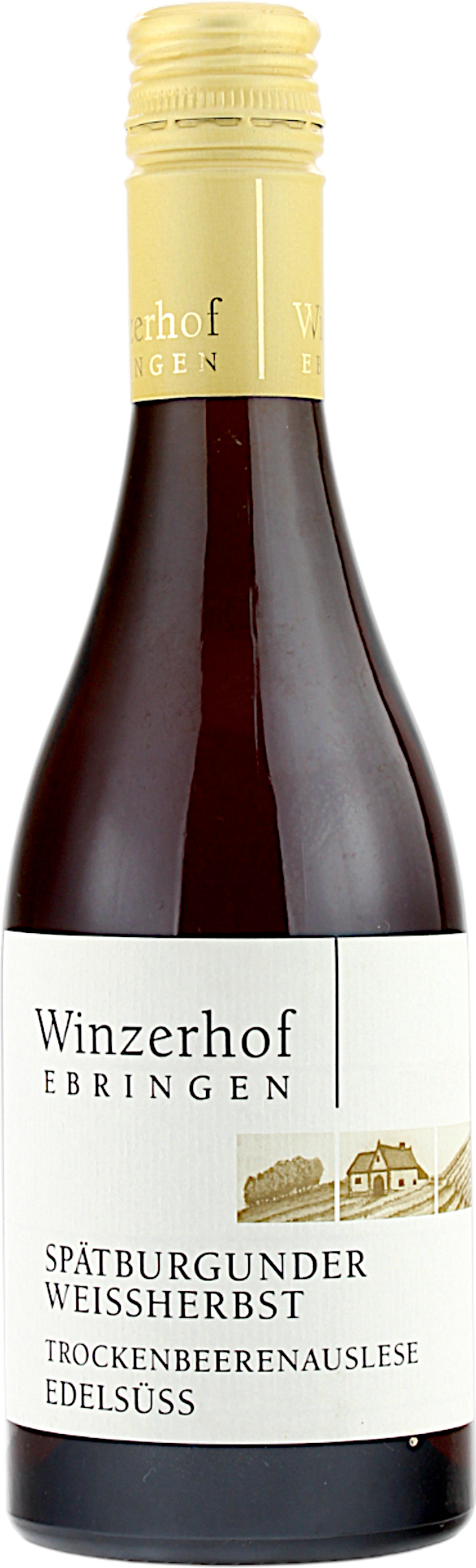 Spätburgunder Weissherbst 2018 Trockenbeerenauslese Edelsüss Winzerhof Ebringen 8.5% 0,375l Spätburgunder Weissherbst 2018 Trockenbeerenauslese Edelsüss Winzerhof Ebringen 8.5% 0,375l