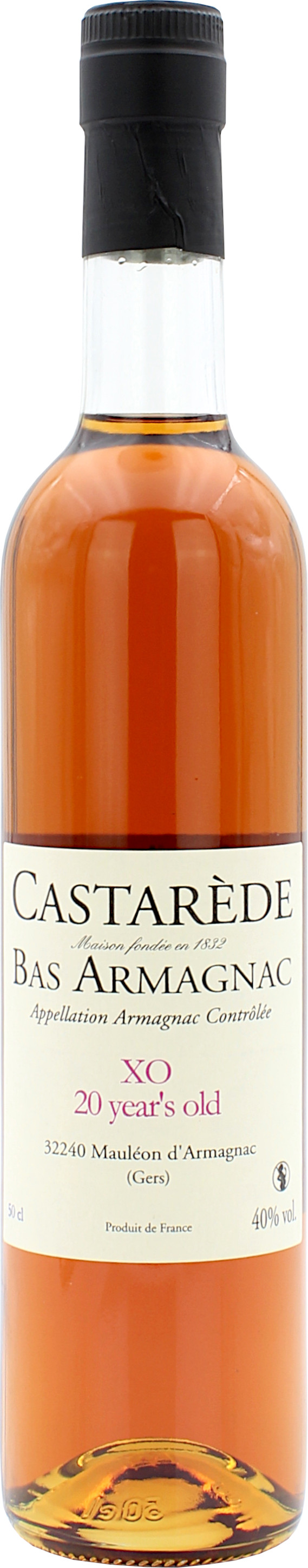 Armagnac Castarède XO 40.0% 0,5l